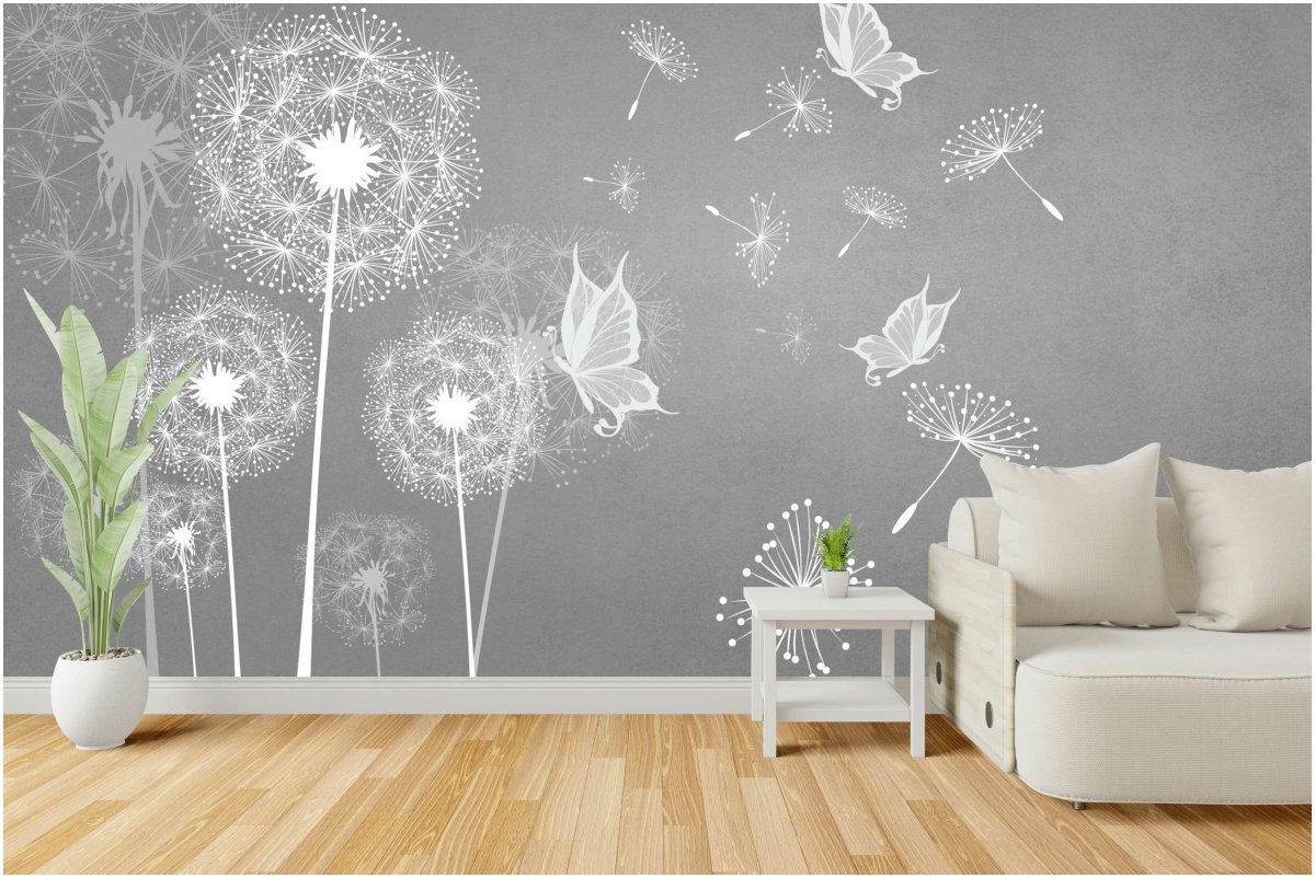 Одуванчики на стене