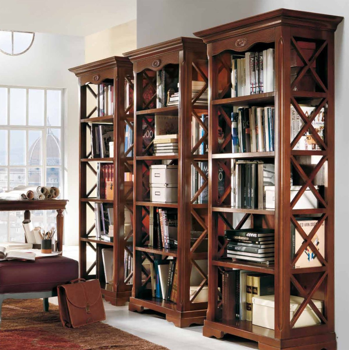 Книжный шкаф открытый