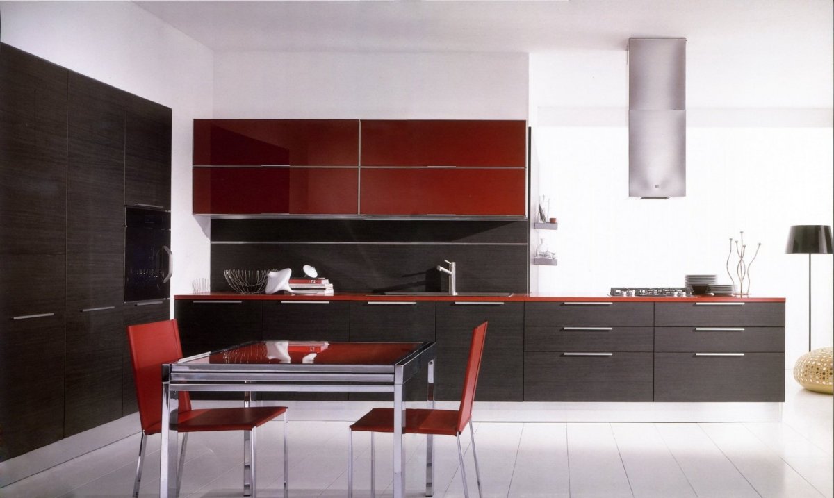 Кухни крашеные фасады матовые