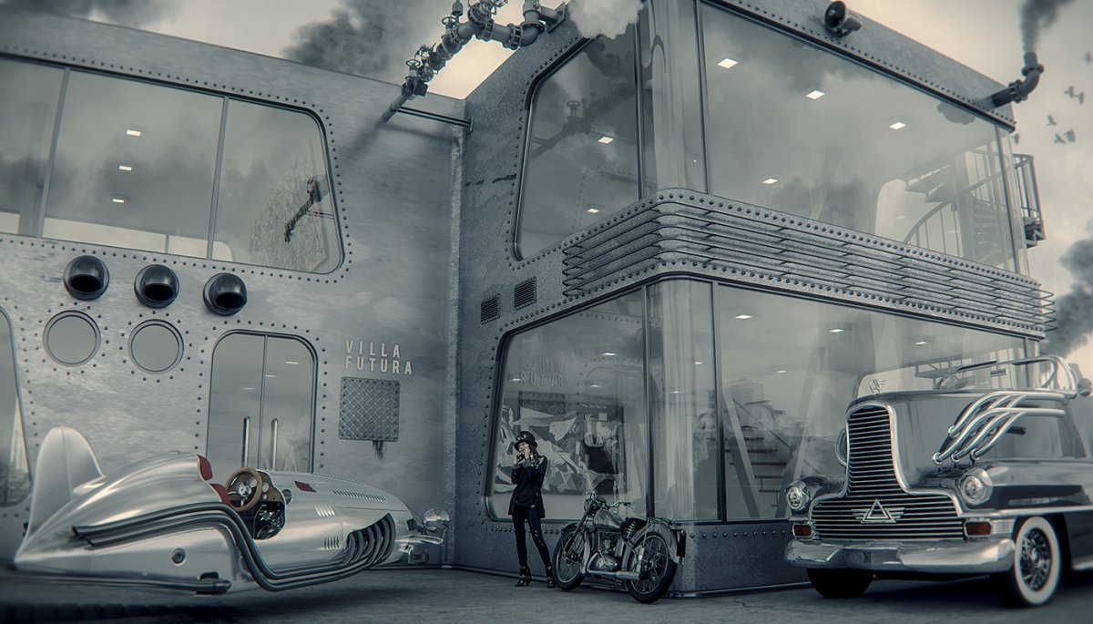 Дизельпанк СССР архитектура