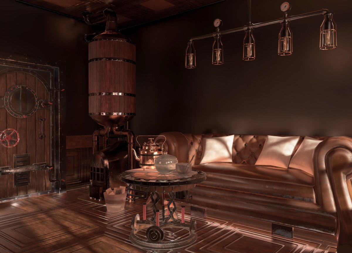 Мебель стимпанк дизельпанк