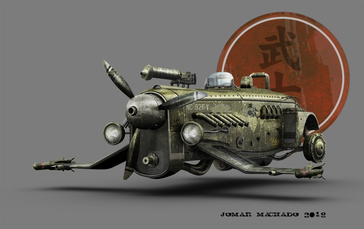 Гигантский робот дизельпанк