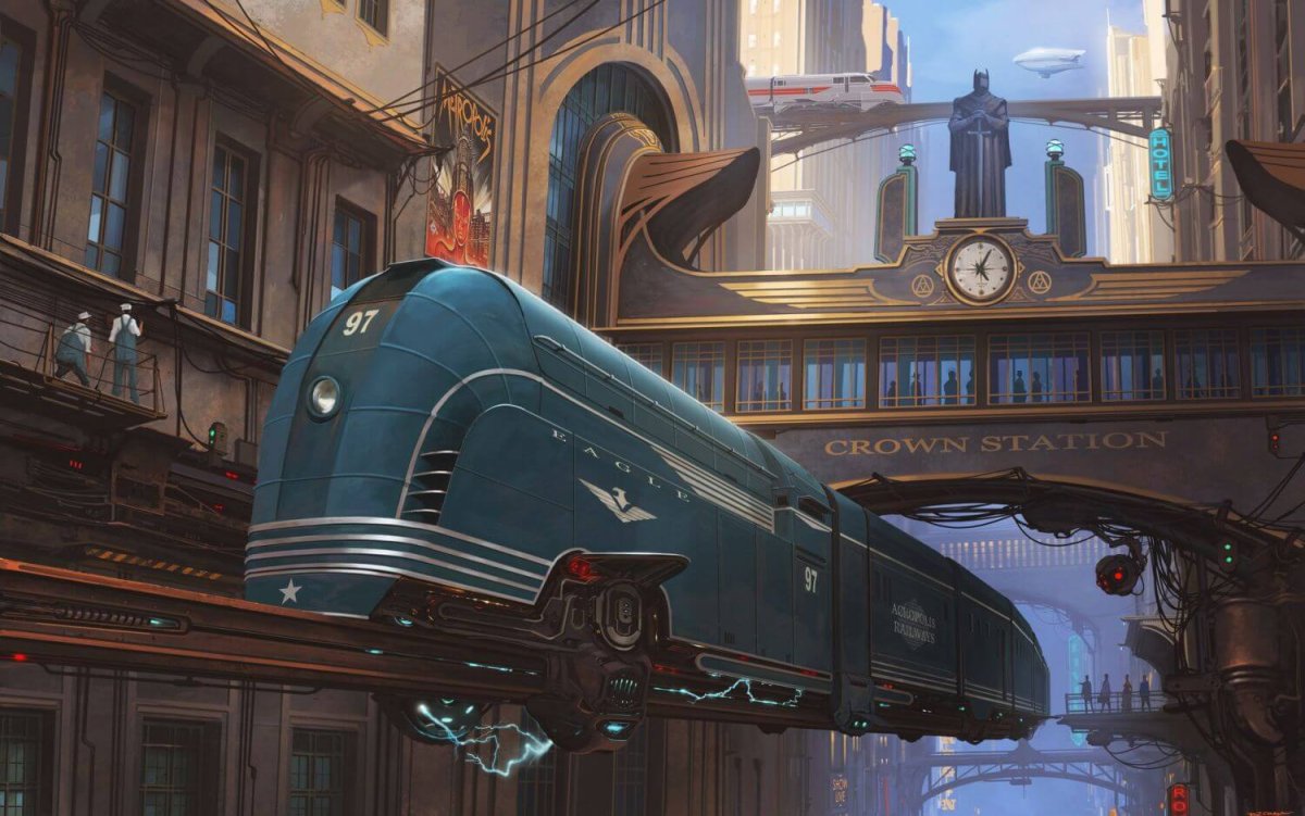 Дизельпанк арт