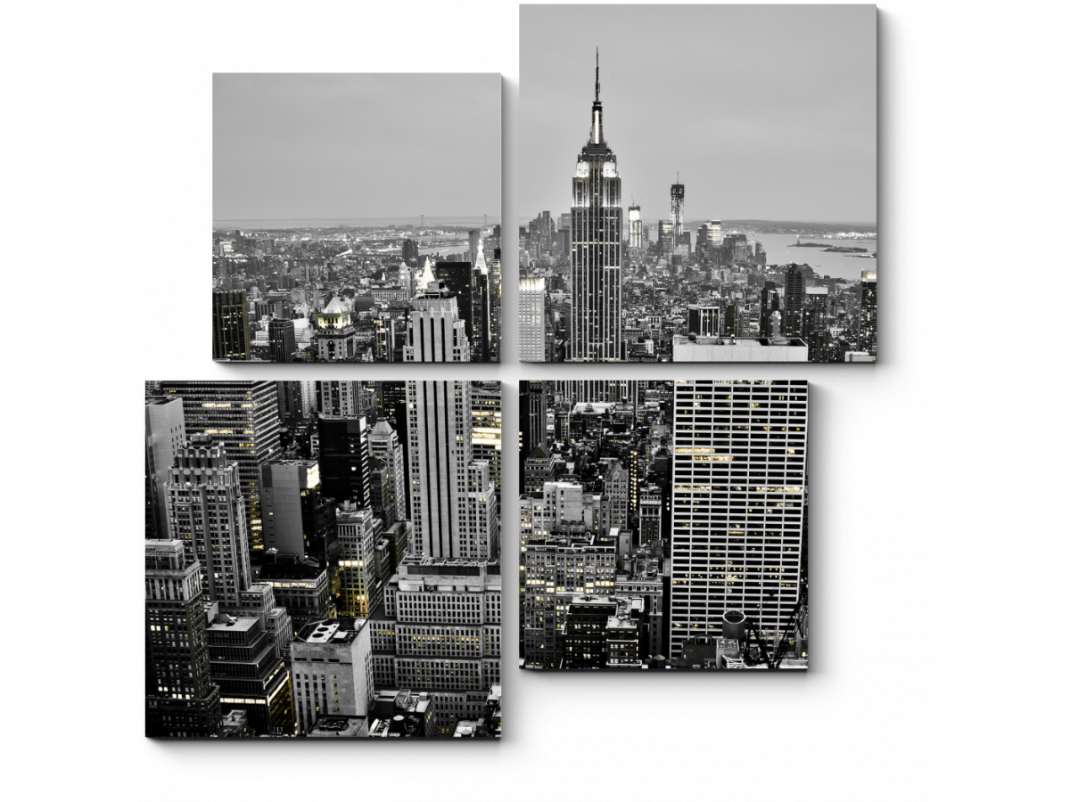 Нью Йорк на холсте