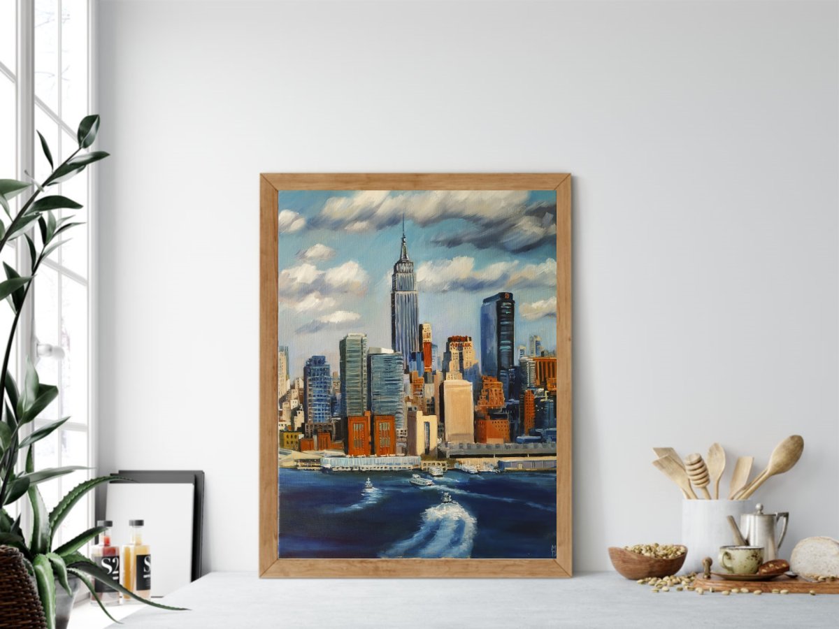 Городской пейзаж в интерьере