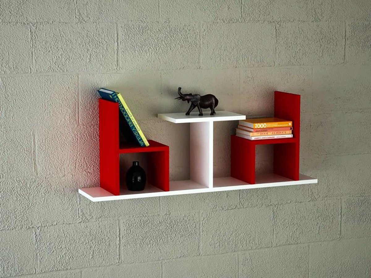 Простые книжные полки на стену
