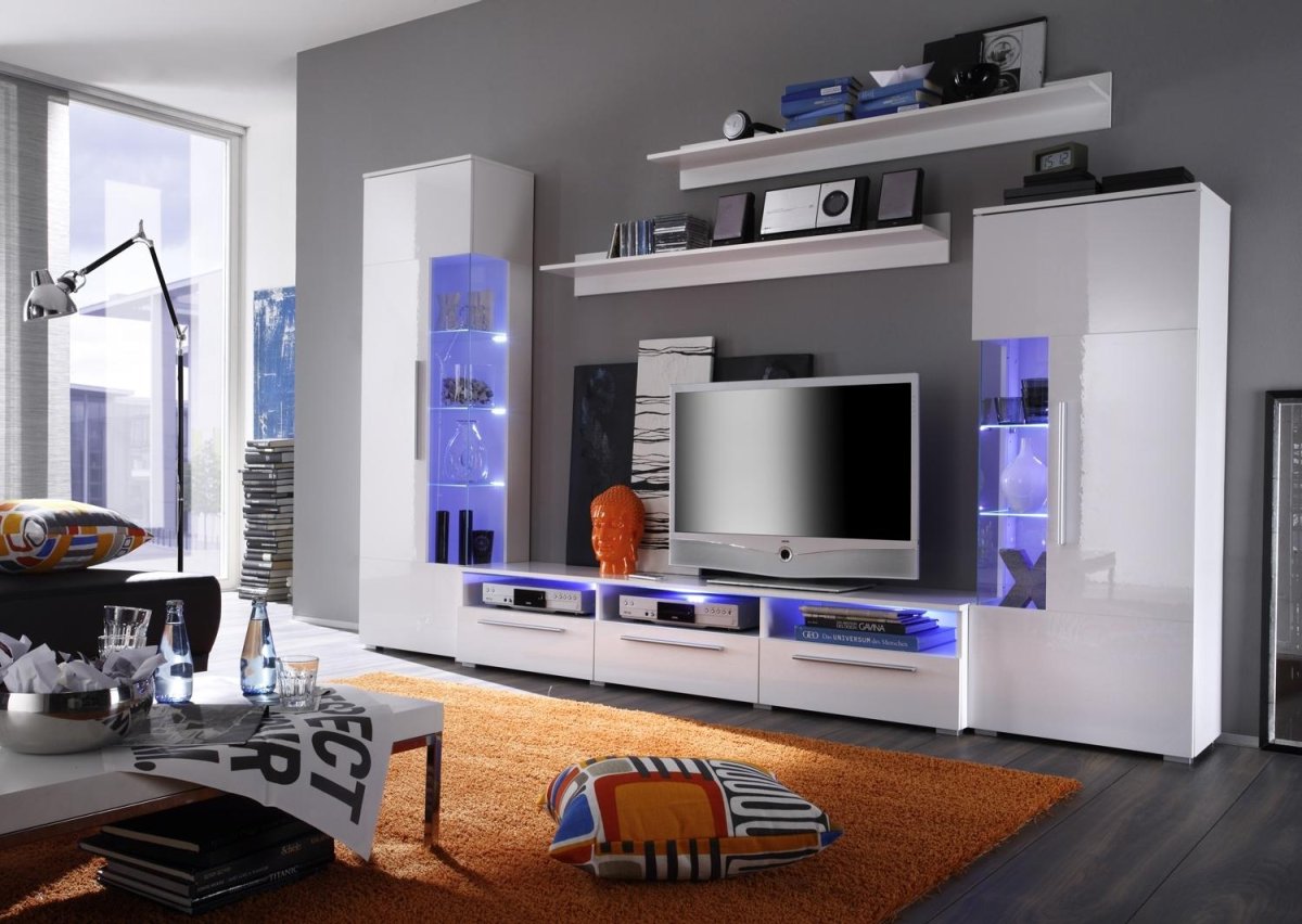 Дом мебели Скай стенка глянец 4 ВМС