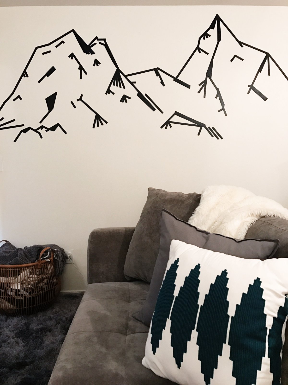 Креативные стены своими руками