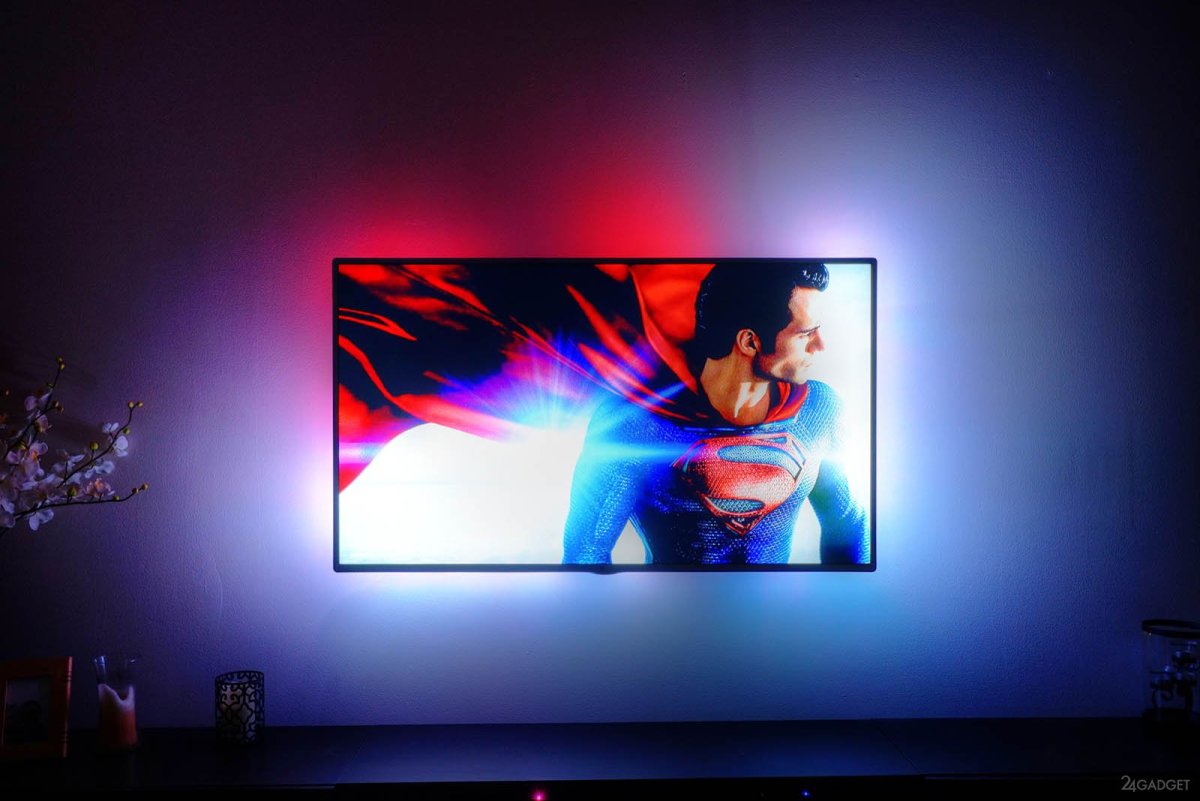 Телевизор LG С подсветкой Ambilight