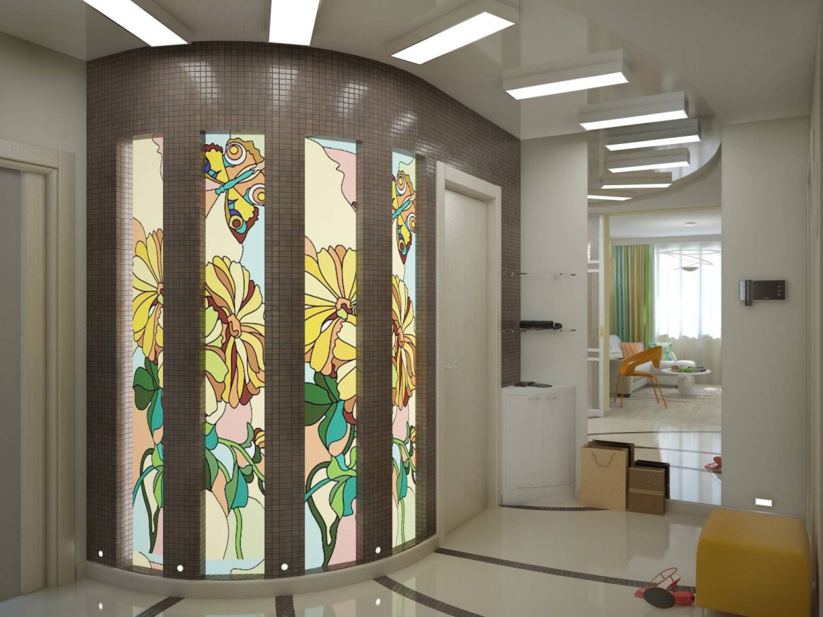 Радиусные перегородки Тиффани