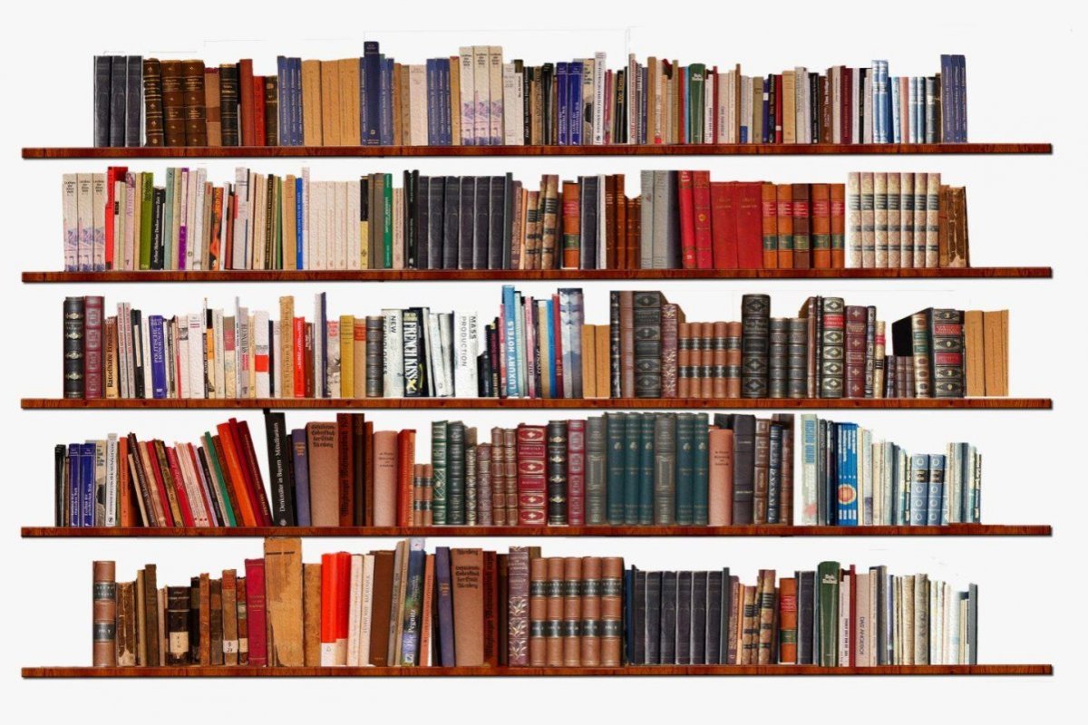 Красивые полки для книг