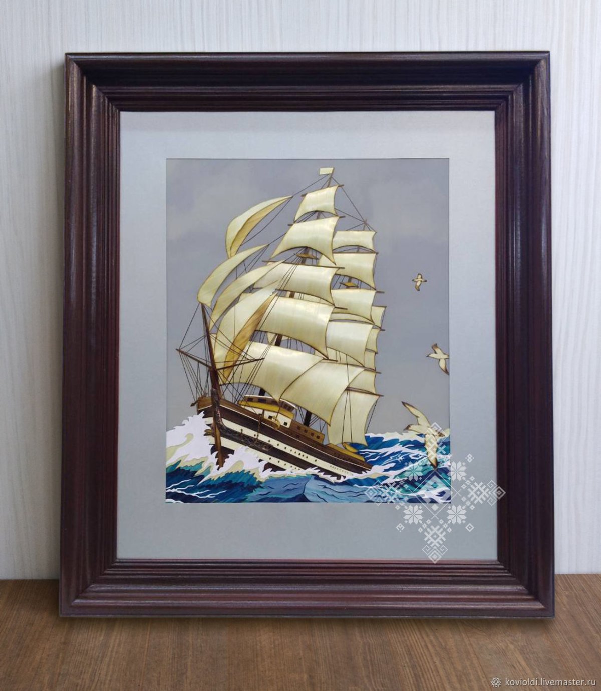 Картины из соломки Валерия Козлова