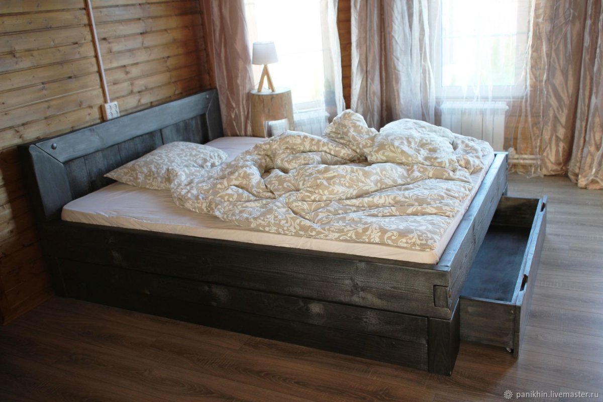 Кровать «Solea» 180 из массива сосны