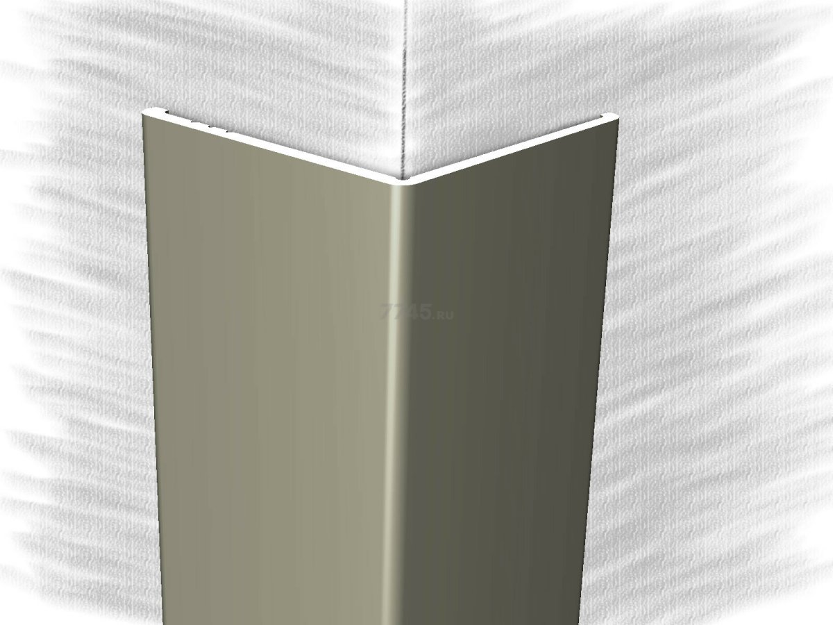 Латунный уголок полированный 10х10мм ЛПН-10/10 2,7м