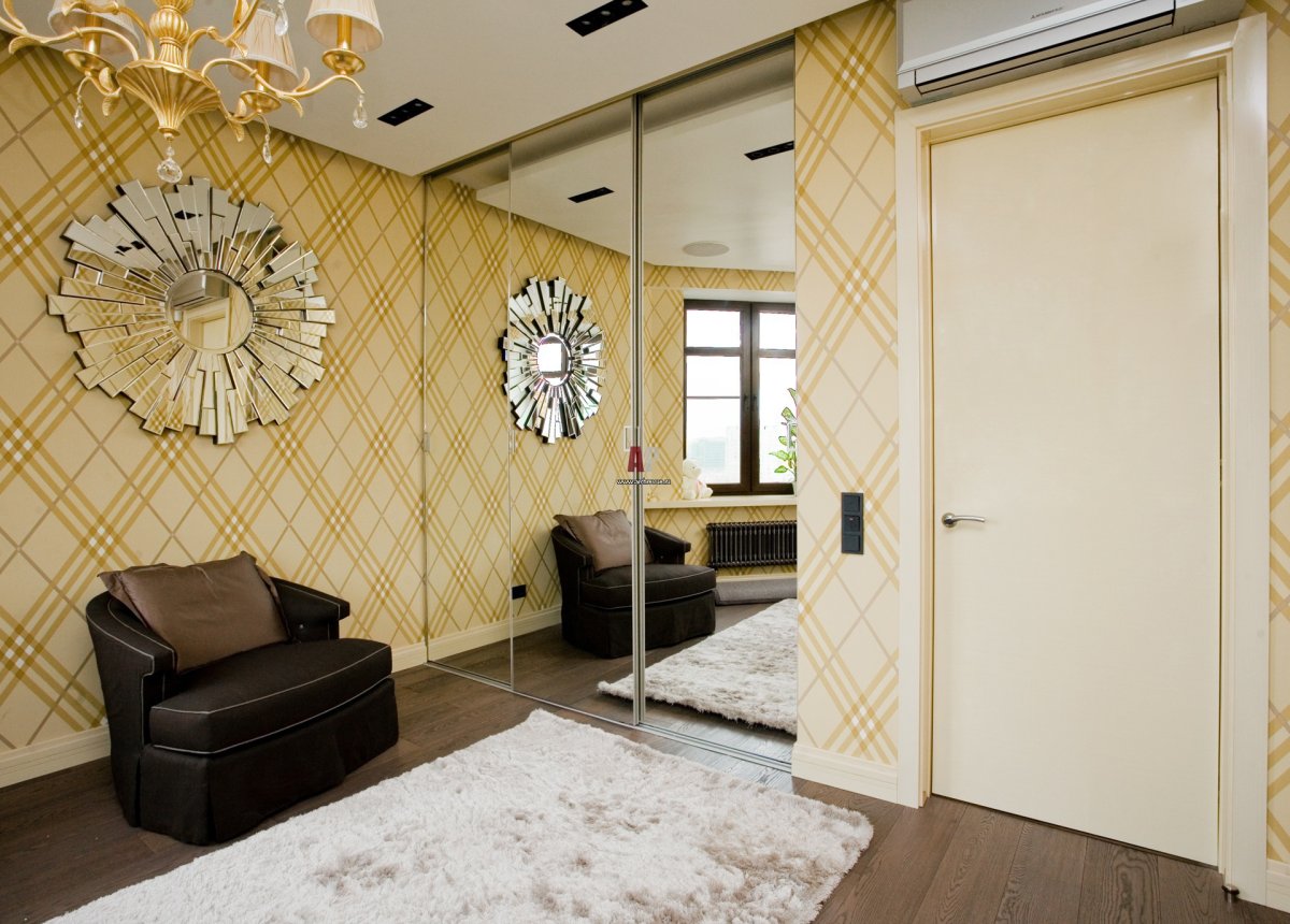 Обои ромбики для стен