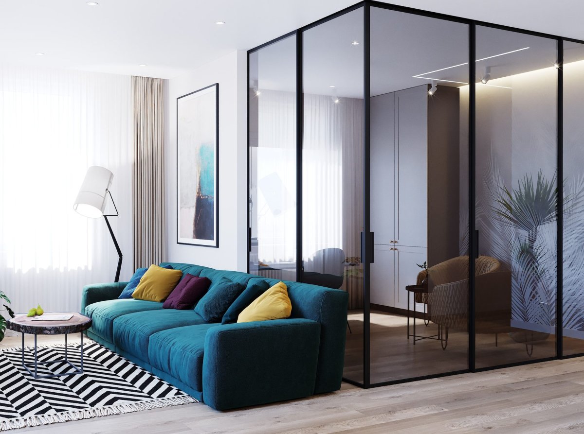 Стекло в интерьере