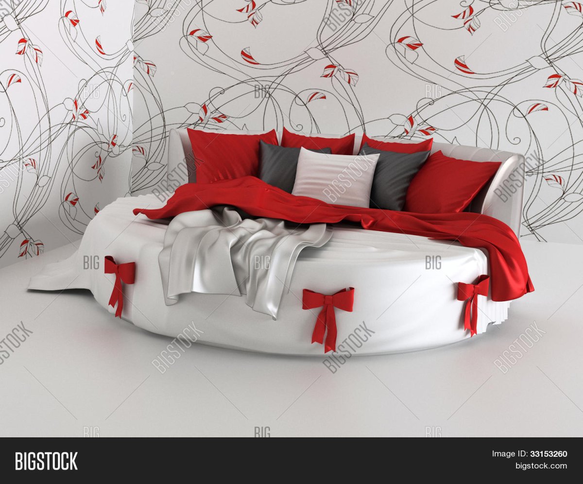 Круглая кровать инигма