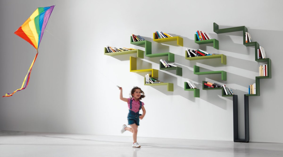 Полка белая зигзаг икеа