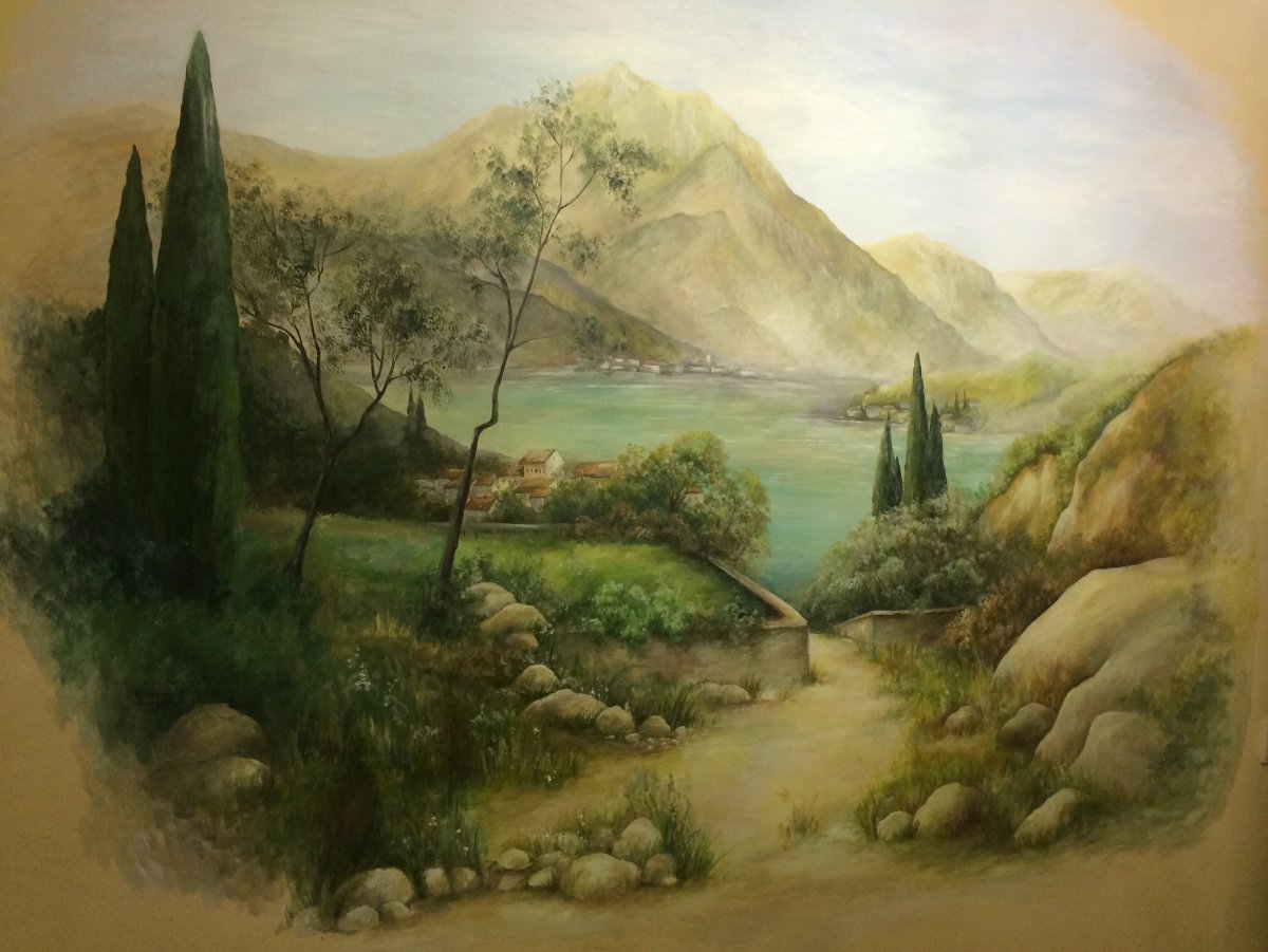 Живопись темперой на стенах