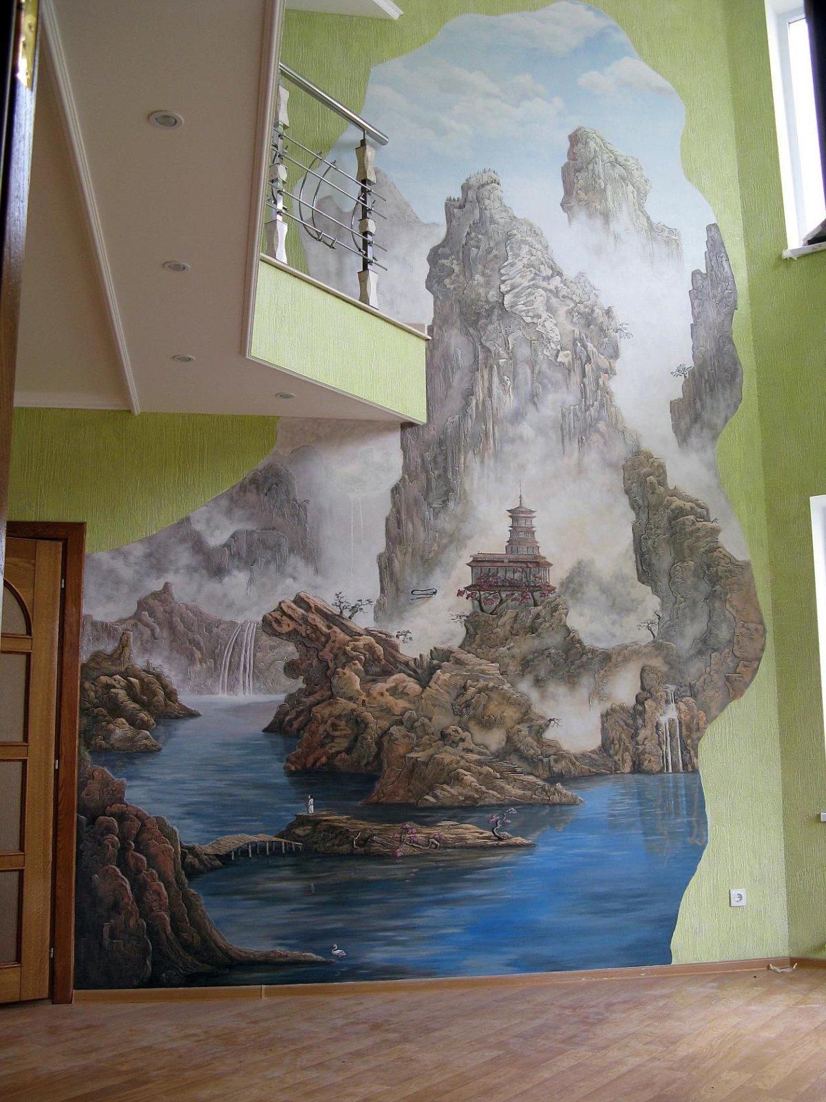 Роспись стен в интерьере