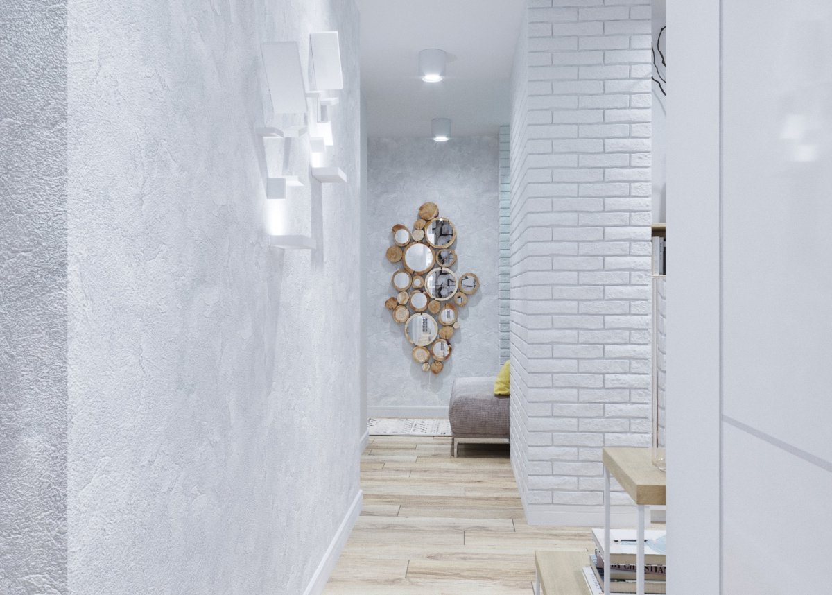 Белая стена