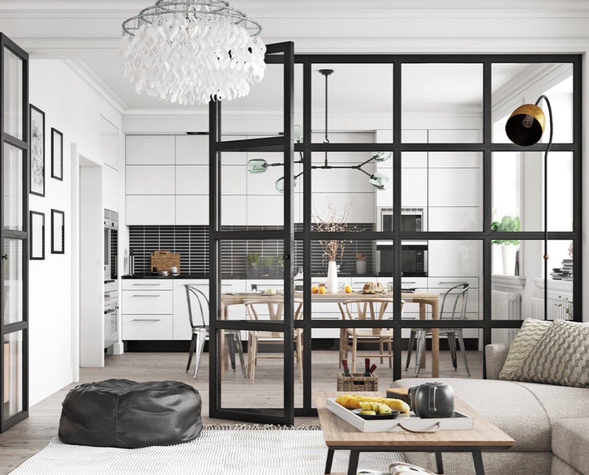 Стеклянные перегородки