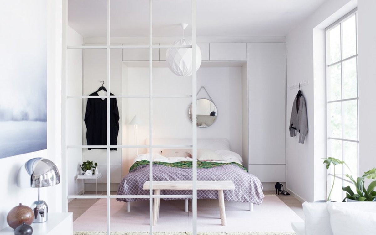 Стеллаж икеа каллакс зонирование