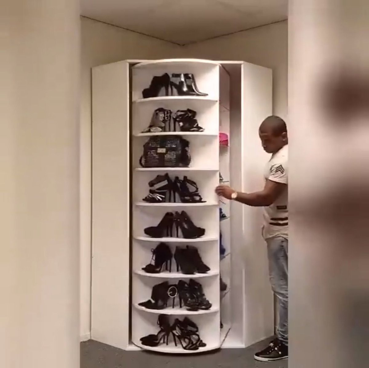 Стеллаж напольный Tower UNISTOR Шестиярусный 210518