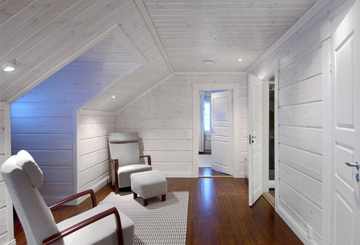 Цветная вагонка в интерьере