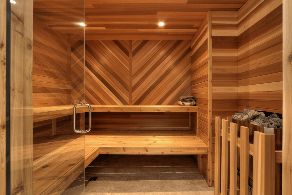 Лежак в парилке