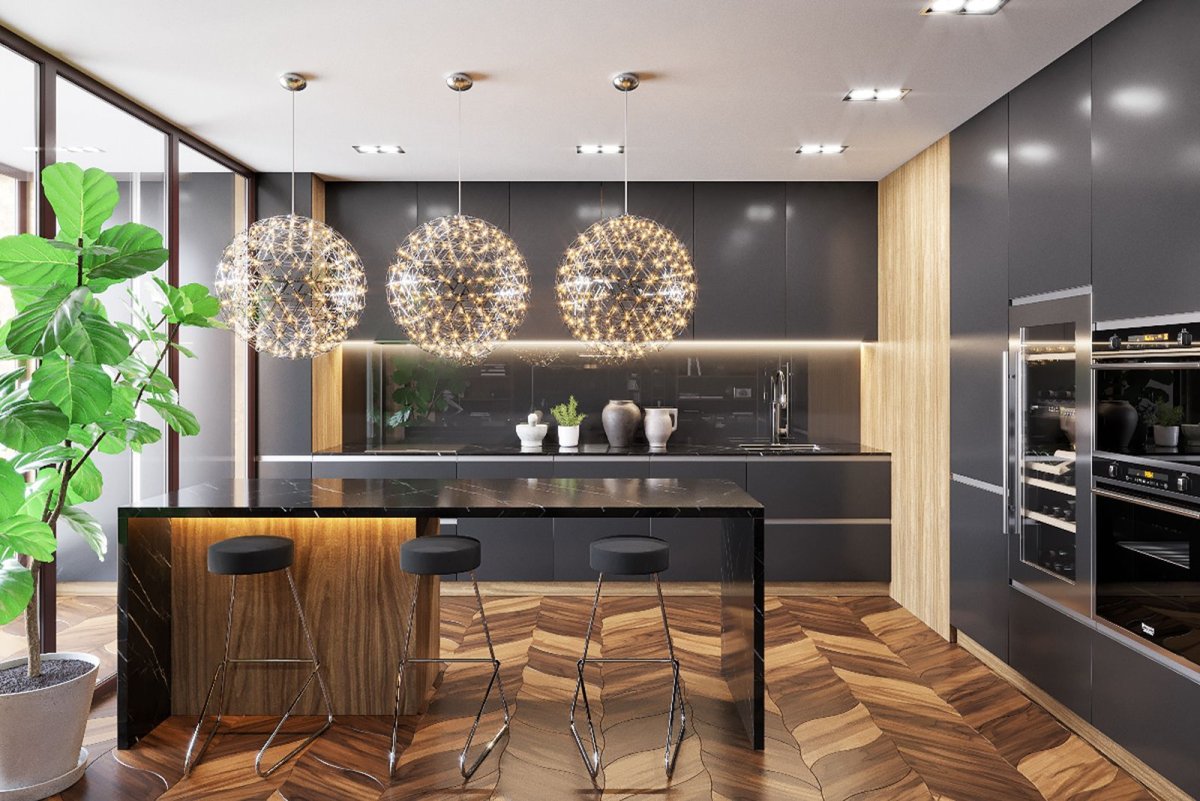 Кухня в офисе для сотрудников