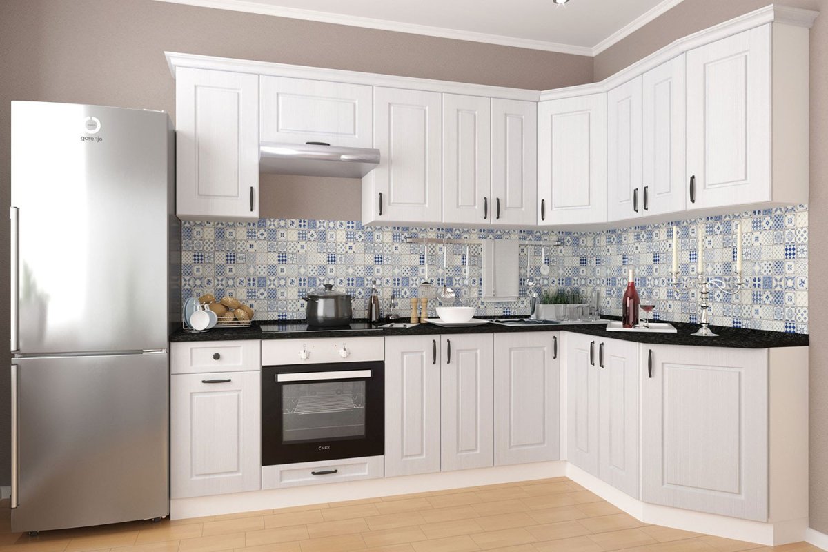 Кухонный гарнитур белый за 19900 руб мн хофф