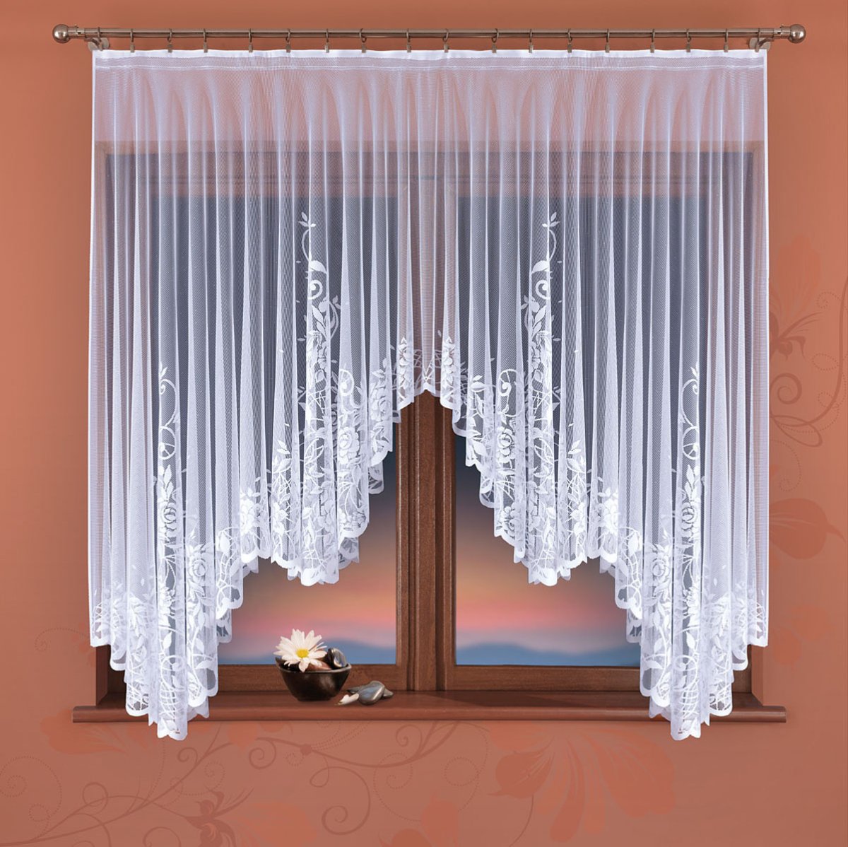 Тюль для кухни haft ha165181