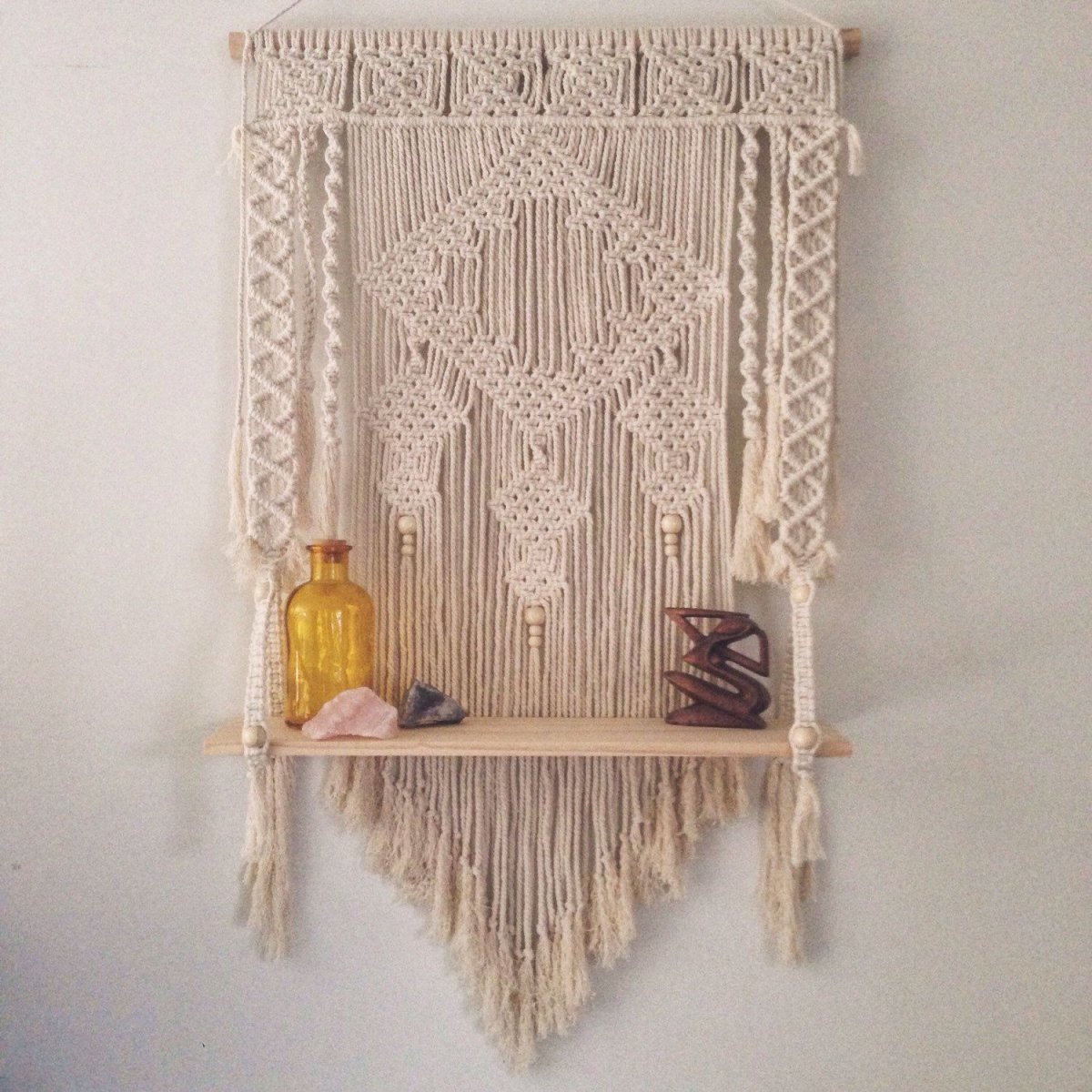 Вязаное панно