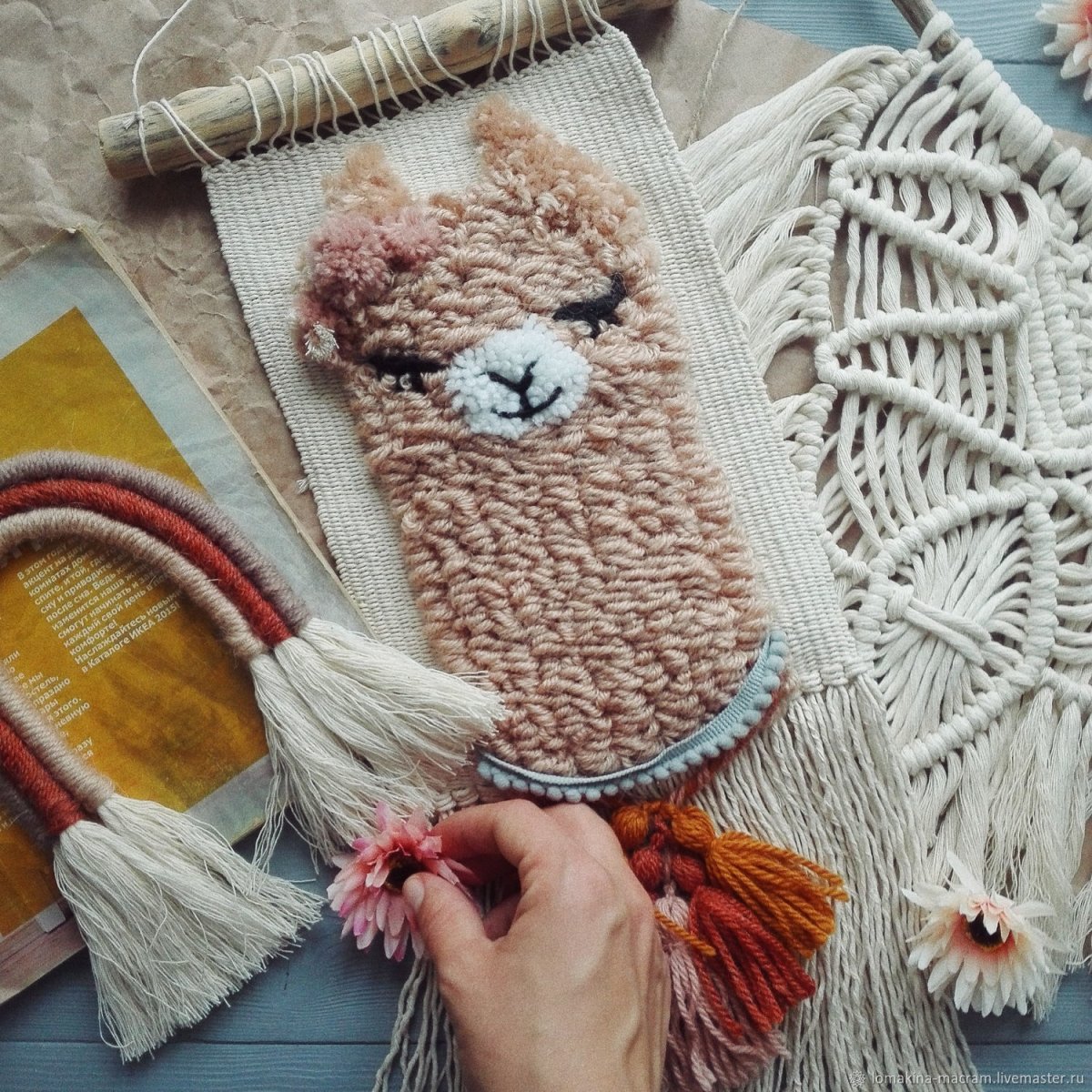 Macrame Wall Hanging штора МК