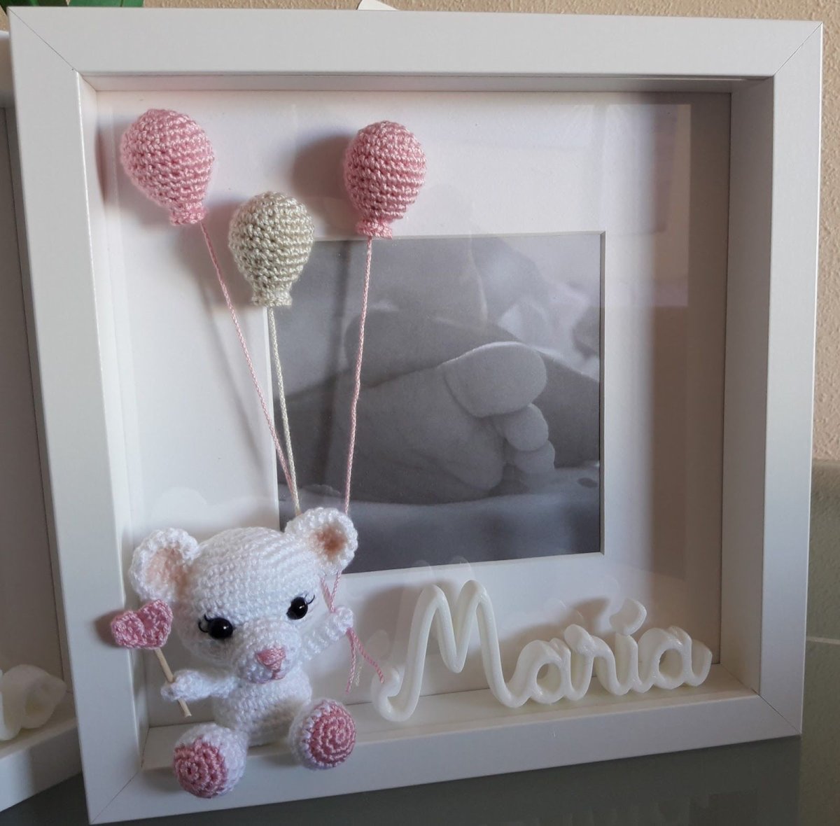 Вязаное панно из кругов