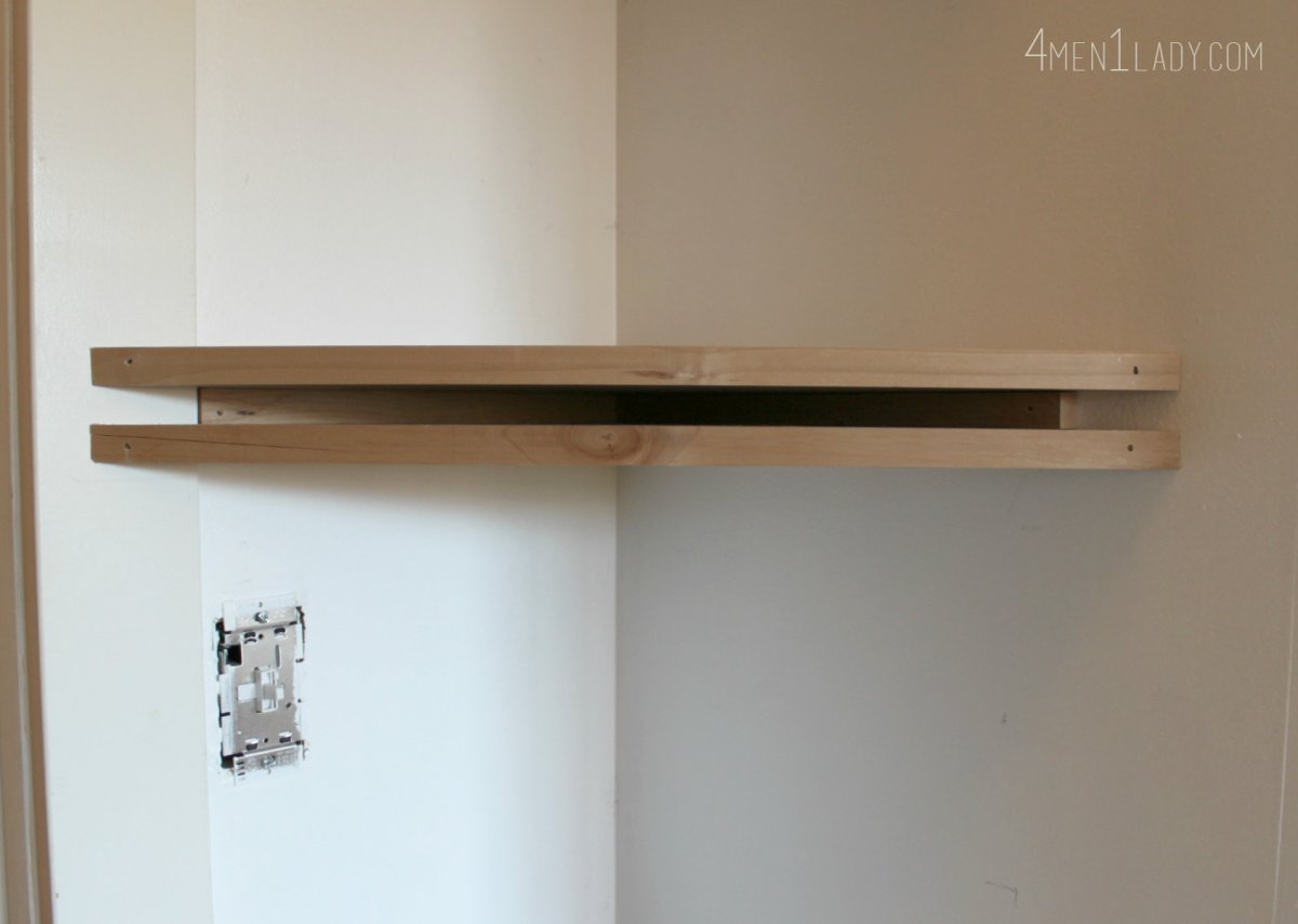 Полки настенные прямые