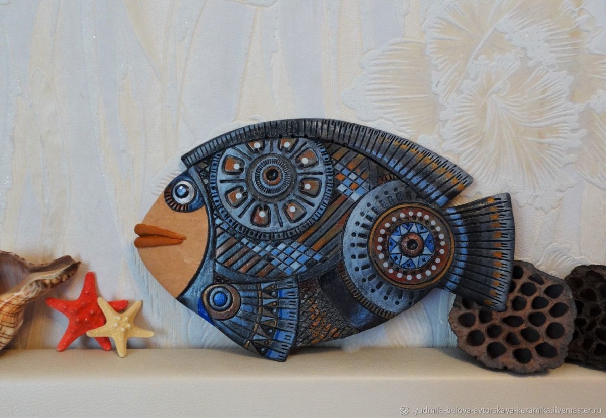 Настенное панно Карп