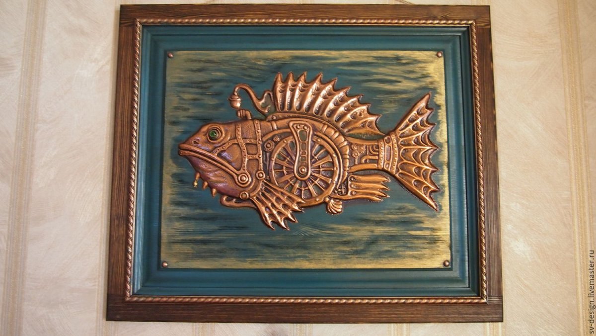 Панно рыбы