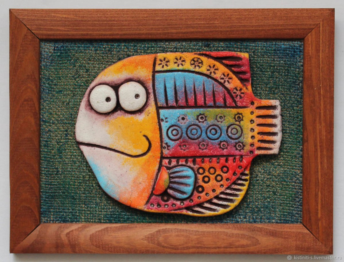 Панно из соленого теста