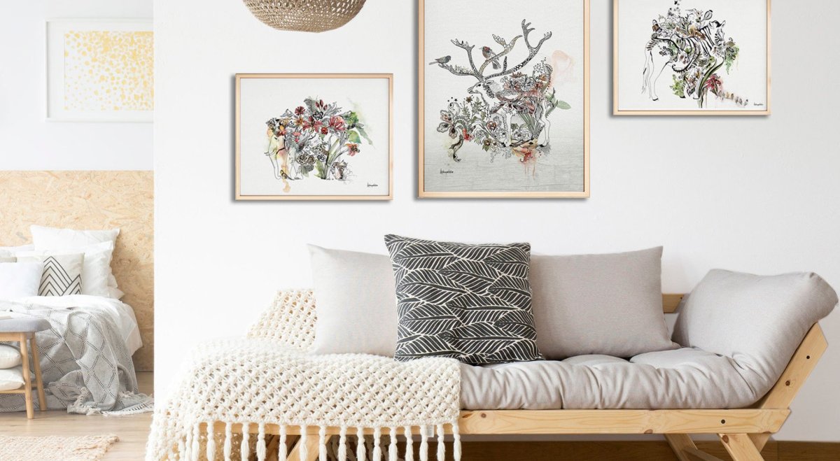 Плетеное панно на стену