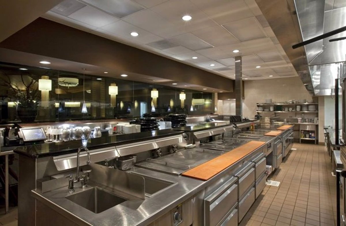 Профессиональная кухня ресторана