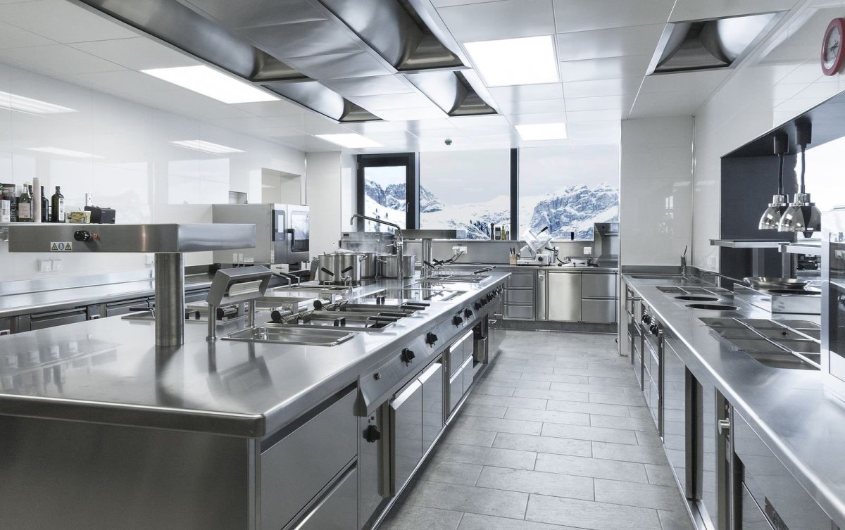 Кухня в гостинице