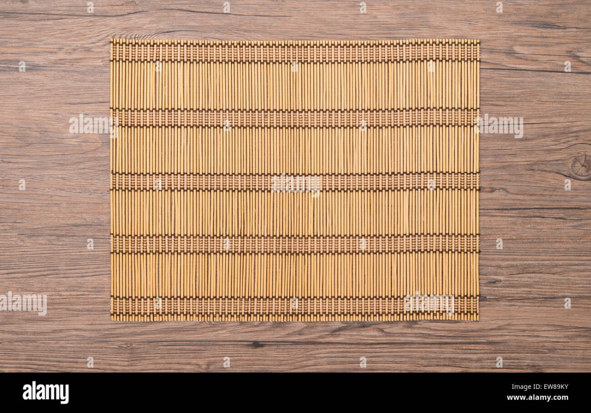 Плетеная циновка мат