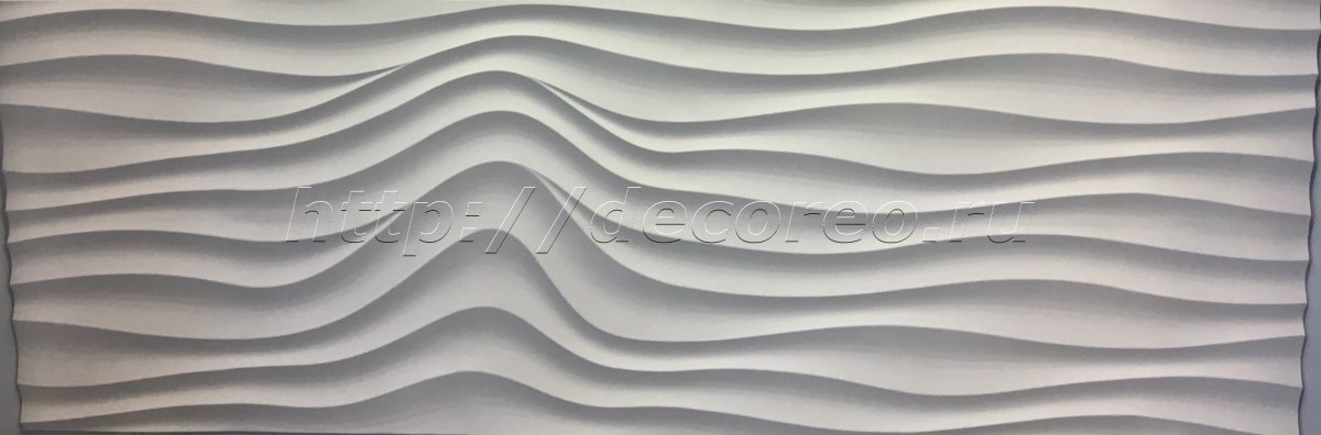 3d гипсовая панель "волна Атлантика"