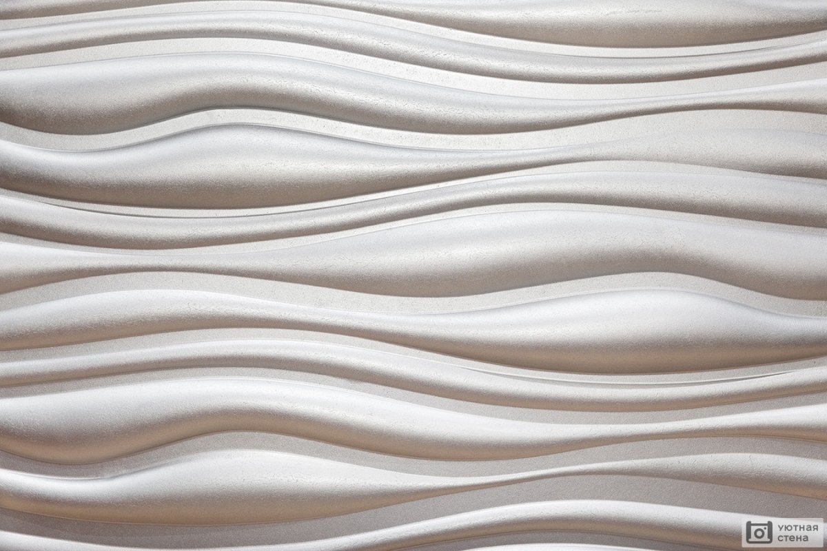 Декоративная панель текстура волна