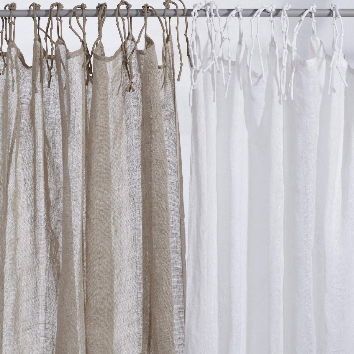 Тюль на завязках