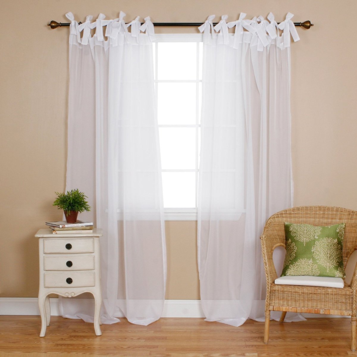 Шторы на завязках