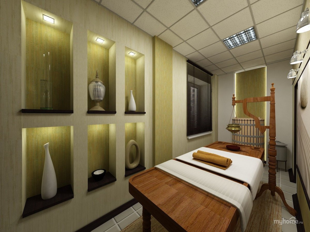 Салон массажа интерьер