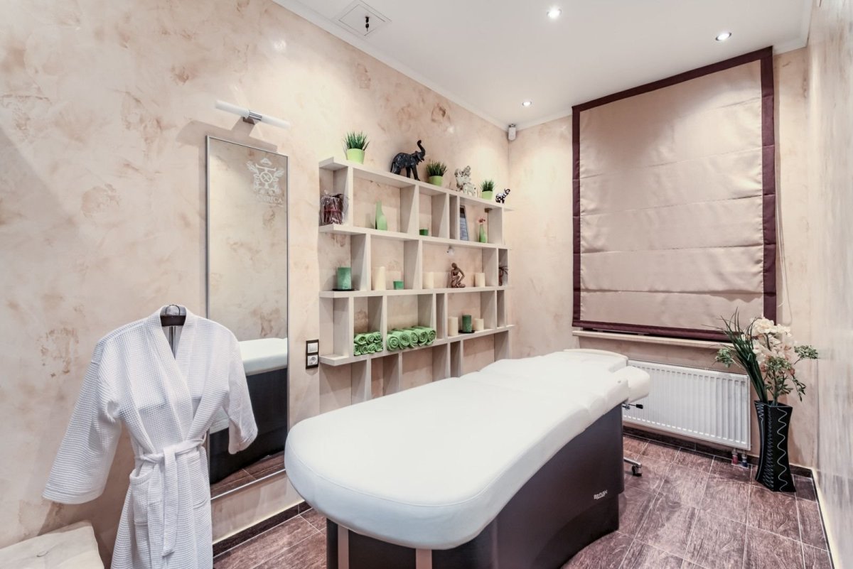 Интерьер массажной комнаты